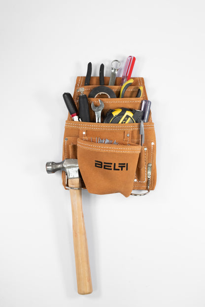 Portaherramientas sencillo de carnaza profesional - 10 bolsas